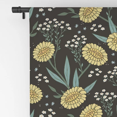Avenie Dandylion 64" X 50" Single Panel Room Darkening Window Curtain - Society6 5 Avenie Dandylion 64" X 50" Single Panel Room Darkening Window Curtain - Society6 - Image 3