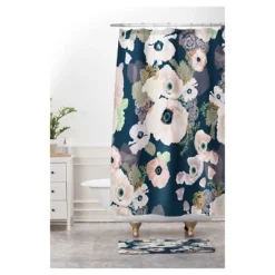 24""x36" Khristian A Howell Une Femme In Blue Cushion Bath Mat Blue - Deny Designs -Deny Designs Shop GUEST 8057b14b 357d 4569 be8e 9c8459490e9f