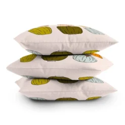 16"x16" Doodle By Meg Rainbow Pumpkins Square Throw Pillow - Deny Designs: Abstract Woven Polyester, Indoor Decorative Cushion -Deny Designs Shop GUEST 8092360f e96c 42f1 8637 cb74009c050c