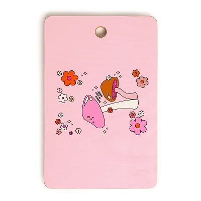 Daily Regina Designs Colorful Mushrooms And Flowers Cutting Board Rectangle - Deny Designs 5 Daily Regina Designs Colorful Mushrooms And Flowers Cutting Board Rectangle - Deny Designs - Image 3