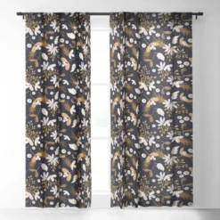 Marta Barragan Camarasa Sweet Winter Garden I Single Panel Sheer Window Curtain - Deny Designs