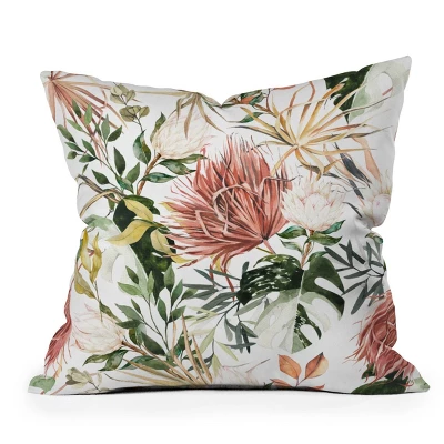 Marta Barragan Camarasa Bohemian Tropical Bloom Outdoor Throw Pillow Green - Deny Designs 5 Marta Barragan Camarasa Bohemian Tropical Bloom Outdoor Throw Pillow Green - Deny Designs - Image 3
