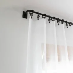 Little Arrow Design Co Watercolor Plaid Terracotta Single Panel Sheer Window Curtain - Deny Designs -Deny Designs Shop GUEST 82e773e7 c29c 449e aac7 7d38e37007d6 98