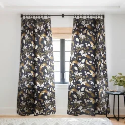 Marta Barragan Camarasa Sweet Winter Garden I Single Panel Sheer Window Curtain - Deny Designs -Deny Designs Shop GUEST 831e3987 602b 4912 a5ec 24d674fd0b31