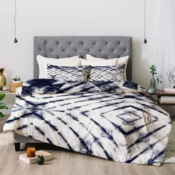 Little Arrow Design Co Shibori Tie Dye Comforter Set - Deny Designs