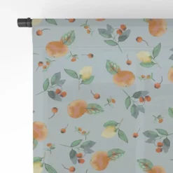 Ninola Design Citrus Fruits Summer Blue 84" X 50" Single Panel Sheer Window Curtain - Deny Designs 9 Ninola Design Citrus Fruits Summer Blue 84" X 50" Single Panel Sheer Window Curtain - Deny Designs -Deny Designs Shop GUEST 844f17ed f293 4c8b a45a ad6f6ccfdf25
