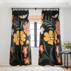 Miho TROPICAL Floral Night Single Panel Sheer Window Curtain - Deny Designs 13 Miho TROPICAL Floral Night Single Panel Sheer Window Curtain - Deny Designs -Deny Designs Shop GUEST 84b7fbcd 69c6 4d36 a89e 592d221ada68