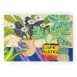 Misha Blaise Design Buen Dia Looped Vinyl Welcome Mat - Society6 -Deny Designs Shop GUEST 84f24cd1 3b32 4b71 9995 3b6ad453ddbe