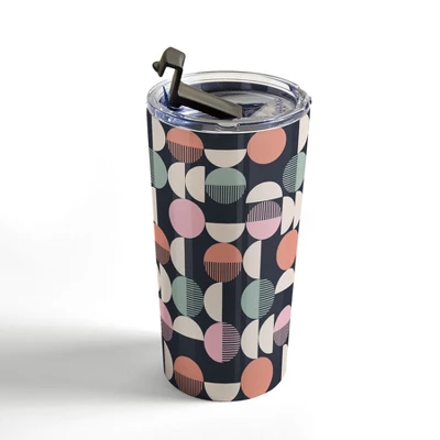 Emanuela Carratoni Abstract Moon Pattern 20 Oz Stainless Steel Travel Mug - Deny Designs 4 Emanuela Carratoni Abstract Moon Pattern 20 Oz Stainless Steel Travel Mug - Deny Designs - Image 2