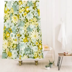 Jenean Morrison Peg Shower Curtain Blue - Deny Designs