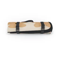 Urban Wild Studio Black Coffee Morning Tan Picnic Blanket - Deny Designs