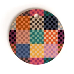 Schatzi Brown Alice Check Multi Round Cutting Board - Deny Designs -Deny Designs Shop GUEST 8841563e 843e 4e12 ab8e c10c65a469dc