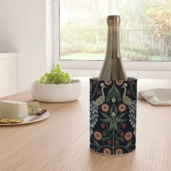Emanuela Carratoni Peacocks And Berries Wine Chiller - Deny Designs