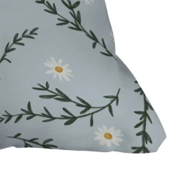 26"x26" Oversized Lane And Lucia Chamomile And Rosemary Square Throw Pillow Blue - Deny Designs: Decorative Pillow Cover, Indoor Use, Zippered -Deny Designs Shop GUEST 8a3db75b c65d 495a ab78 1e42461530d6