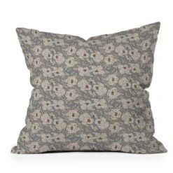 Holli Zollinger Indra Poppy Outdoor Throw Pillow Denim Gray - Deny Designs -Deny Designs Shop GUEST 8aff92e0 4903 42ac 9f72 964b60fa7dcb