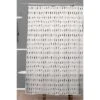 Holli Zollinger Adobo Rain Shower Curtain White/Black - Deny Designs -Deny Designs Shop GUEST 8bfbeb13 5dc7 432b b029 e0e6cdd08140