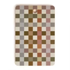 Ninola Design Multicolored Checker Natural Cutting Board Rectangle - Deny Designs -Deny Designs Shop GUEST 8c6cdb5a c215 4a4a ba7d 9f07ceb7b1f6