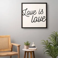 Eyesasdaggers Love Is Love Framed Wall Canvas Black/White - Deny Designs 11 Eyesasdaggers Love Is Love Framed Wall Canvas Black/White - Deny Designs -Deny Designs Shop GUEST 8c980a66 9c6d 4263 9794 3145becf3341