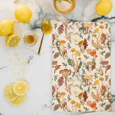 Marta Barragan Camarasa Colorful Wild Mushrooms Cutting Board - Deny Designs 3 Marta Barragan Camarasa Colorful Wild Mushrooms Cutting Board - Deny Designs