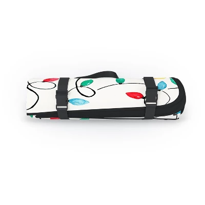 Ninola Design Christmas Lights Picnic Blanket -Deny Designs 3 Ninola Design Christmas Lights Picnic Blanket -Deny Designs