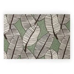 Alisa Galitsyna Tropical Banana Leaves Pattern Welcome Mat - Society6 -Deny Designs Shop GUEST 8ea403a0 e5b5 41ec b6cd 73ead87a2f38