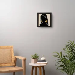 Domonique Brown Black Hair No. 3 Framed Wall Art Black - Deny Designs -Deny Designs Shop GUEST 8ec567a3 cc41 4501 9a30 05619d2605aa