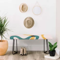 ThirtyOne Illustrations Streamers Bench Pink - Deny Designs -Deny Designs Shop GUEST 8ffde52e e673 4ea8 9d5c 5b5c14aba506