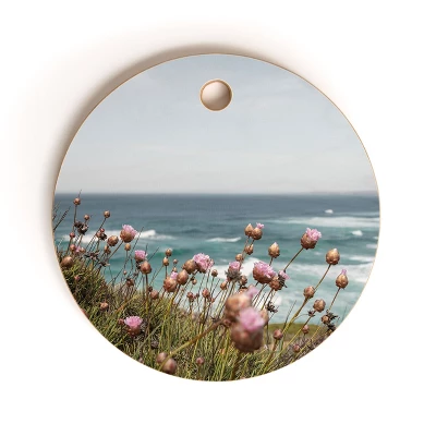 Henrike Schenk - Travel Photography Pink Flowers By The Ocean Cutting Board Round - Deny Designs 5 Henrike Schenk - Travel Photography Pink Flowers By The Ocean Cutting Board Round - Deny Designs - Image 3
