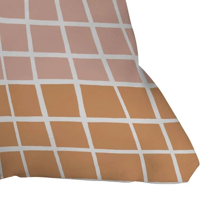 16"x16" Deny Designs Menina Lisboa Stripe Outdoor Throw Pillow: Abstract Design, Polyester, Square Shape, Pink Shade 4 16"x16" Deny Designs Menina Lisboa Stripe Outdoor Throw Pillow: Abstract Design, Polyester, Square Shape, Pink Shade - Image 2