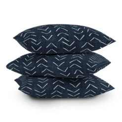 16"x16" Becky Bailey Mud Cloth Big Arrows Square Throw Pillow Navy - Deny Designs -Deny Designs Shop GUEST 9172fdb0 9322 459a b753 e373a35310cc