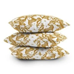 16"x16" Heather Dutton Finley Floral Goldenrod Square Throw Pillow White - Deny Designs 7 16"x16" Heather Dutton Finley Floral Goldenrod Square Throw Pillow White - Deny Designs -Deny Designs Shop GUEST 91cb5923 7461 4bca 8400 c739f1a69210