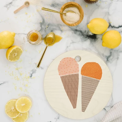 Alisa Galitsyna Gelato 1 Cutting Board Round - Deny Designs 3 Alisa Galitsyna Gelato 1 Cutting Board Round - Deny Designs