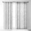 Ninola Design Wool Braids Drawing Single Panel Sheer Window Curtain - Deny Designs -Deny Designs Shop GUEST 92ce8870 a291 4716 b37d bf07b1aafe8d