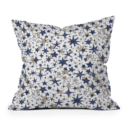 18"x18" Deny Designs Marta Barragan Camarasa Starry Sky Outdoor Throw Pillow Blue 6 18"x18" Deny Designs Marta Barragan Camarasa Starry Sky Outdoor Throw Pillow Blue - Image 4