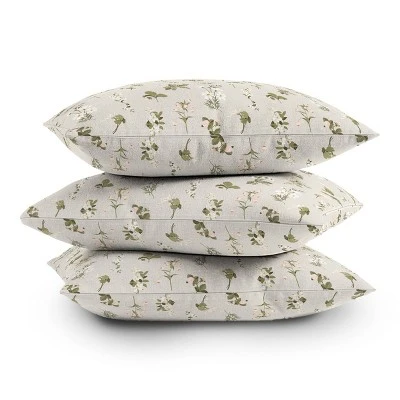 26"x26" Deny Designs Iveta Abolina Pineberry Botanical Outdoor Throw Pillow Beige 5 26"x26" Deny Designs Iveta Abolina Pineberry Botanical Outdoor Throw Pillow Beige - Image 3