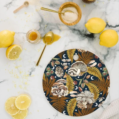 Marta Barragan Camarasa Mushrooms In The Lunar Night Cutting Board - Round 3 Marta Barragan Camarasa Mushrooms In The Lunar Night Cutting Board - Round