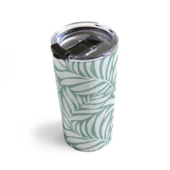 Heather Dutton Flowing Leaves Seafoam Travel Mug 20 Oz Stainless Steel Travel Mug - Deny Designs -Deny Designs Shop GUEST 94a7cd6b cdcc 48d0 9380 af8bfcbc434b