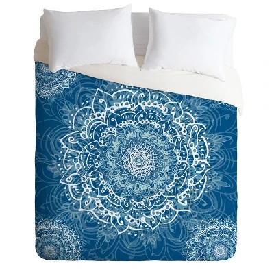 RosebudStudio Sweet Mandala Duvet Cover Set Blue - Deny Designs 6 RosebudStudio Sweet Mandala Duvet Cover Set Blue - Deny Designs - Image 4