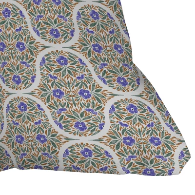 20"x20" Deny Designs Marta Barragan Camarasa Floral Whimsy Art Decor Square Outdoor Throw Pillow Brown 3 20"x20" Deny Designs Marta Barragan Camarasa Floral Whimsy Art Decor Square Outdoor Throw Pillow Brown