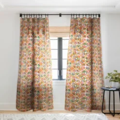 Evamatise Abstract Flowers Summer Holiday Single Panel Sheer Window Curtain - Deny Designs -Deny Designs Shop GUEST 96a181a2 50eb 46c0 a0d2 85fd6a64623b