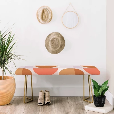 ThirtyOne Illustrations Bench Plum/Tangerine - Deny Designs 5 ThirtyOne Illustrations Bench Plum/Tangerine - Deny Designs - Image 3