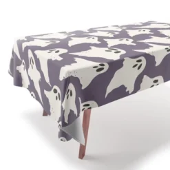 Avenie Halloween Ghosts Tablecloth - Deny Designs