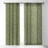 Wagner Campelo CONVESCOTE Green Single Panel Sheer Window Curtain - Deny Designs -Deny Designs Shop GUEST 9859cfb7 19e1 41b2 a24c ca2ef1f47602