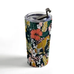 Marta Barragan Camarasa Animal Print Dark Jungle Travel Mug 20 Oz Stainless Steel Travel Mug - Deny Designs -Deny Designs Shop GUEST 9860835a 9e36 4501 a7ae 2a3bf36d1fe8