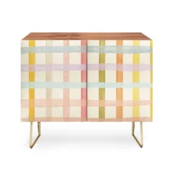 Gigi Rosado Pastel Plaid Walnut Credenza - Deny Designs 9 Gigi Rosado Pastel Plaid Walnut Credenza - Deny Designs -Deny Designs Shop GUEST 9864e232 be32 4f04 94dd 38291afb4da3