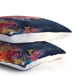 Corfee The Bursting Heart Floral Pillow Sham (Standard) Navy Floral 2 Pc - Deny Designs -Deny Designs Shop GUEST 9995c274 5dda 4e18 86a1 3b91b8b963a3