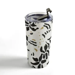 Evamatise Abstract Spider Orchids Travel Mug 20 Oz Stainless Steel Travel Mug - Deny Designs -Deny Designs Shop GUEST 9a4345e6 9350 4d8f b9cd 7079e302f703