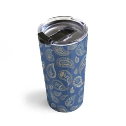 Cynthia Haller Classic Blue And Gold Paisley Travel Mug 20 Oz Stainless Steel Travel Mug - Deny Designs -Deny Designs Shop GUEST 9acdb80b 2a03 4bff a8df aa01b742423b