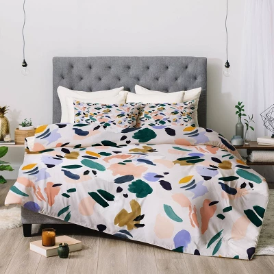 Marta Barragan Camarasa Terrazzo Brushstrokes Comforter Set - Deny Designs 3 Marta Barragan Camarasa Terrazzo Brushstrokes Comforter Set - Deny Designs