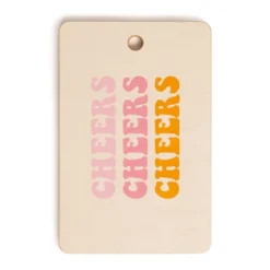 Socoart Cheers Cheers Cheers Cutting Board Rectangle - Deny Designs -Deny Designs Shop GUEST 9bdeabaf 1d66 41e0 9d24 0f0edf15c443